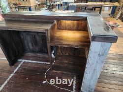 Home Bar 185cm Long Under Counter Double Door Fridge Bar. Left Or Right Return