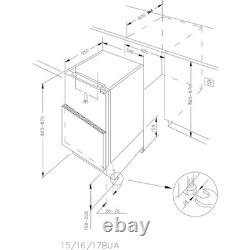 Hoover WCKLSE68EWK Integrated Under Counter Fridge 31742