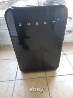 Hus-retro110-hu Black Under Counter Retro Style Fridge Refurbished + 3m Guarante