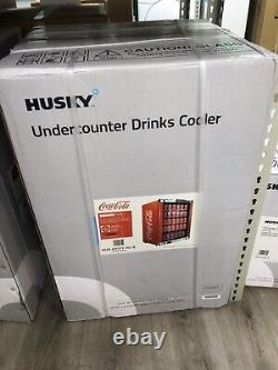 Husky HY211 Under Counter Coca Cola Drinks Fridge New, Collection Only