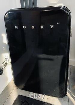 Husky Undercounter Retro Fridge Black