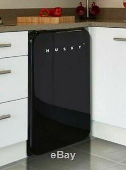 Husky Undercounter Stylish Retro Fridge BRAND NEW £499 HFB535 BLACK HFR10 RED