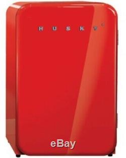 Husky Undercounter Stylish Retro Fridge BRAND NEW £499 HFB535 BLACK HFR10 RED