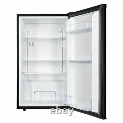 IceKing Freestanding Larder Fridge in Black 48cm Under Counter Fridge RL114BK. E