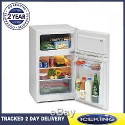 Iceking IK2023W 50cm Under Counter Fridge Freezer A+ Energy Rating White