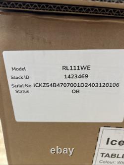 Iceking White Under Counter Larder Fridge RL111 WE 88L capacity