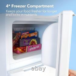 Igenix 47cm Under Counter Fridge Freezer 87L Capacity, Energy-Efficient, White