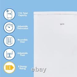 Igenix IG155W Freestanding Under Counter Fridge White 55 cm Wide 2 Adjustable