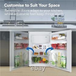 Igenix IG155W Freestanding Under Counter Fridge White 55 cm Wide 2 Adjustable
