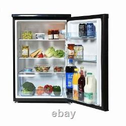 Igenix IG255B Freestanding Under Counter Larder Fridge with 2 Adjustable Glass S