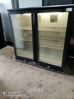 Infrico under counter commercial double door glass fridge bottle cooler