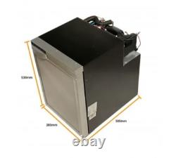 JKF50 Silver 12 Volt Compressor Fridge