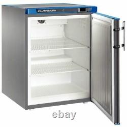 LEC Commercial Undercounter Fridge Stainless Steel 200Ltr Crs200St 838X595X627mm