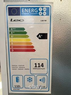 LEC L5017W 50cm Undercounter Fridge-White-110L- Hardly Used Good Condition