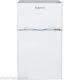 Lec T50084w 92 Litre Under Counter Fridge Freezer In White, A+ Energy, Low Noise