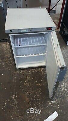 LEC Under Counter Freezer 200 Ltr Stainless Steel Grey Top Catering good conditi