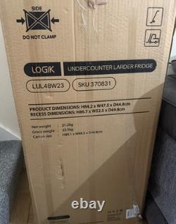 LOGIK LUL48W23 Undercounter Fridge White