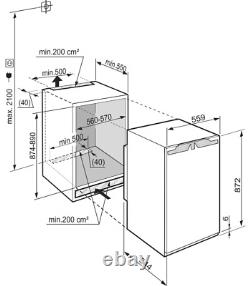 Larder Fridge Liebherr White Integrated Premium BioFresh SIBP 1650