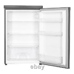 Larder Fridge, Under Counter, 136 Litre, Reversible Door, Silver, Igenix IG255X