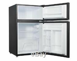 Large Fridge Freezer Under Counter Drinks Cooler Free Standing Black Portable A+