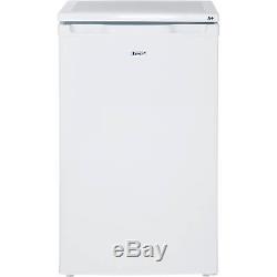 Lec R5010W 50cm A+ 100 Litres Under Counter Fridge with Freezer Box in White New