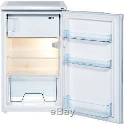 Lec R5010W 50cm A+ 100 Litres Under Counter Fridge with Freezer Box in White New