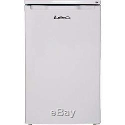 Lec R5511W 55cm A+ Rated Under Counter Auto Defrost Fridge with Freezer in White