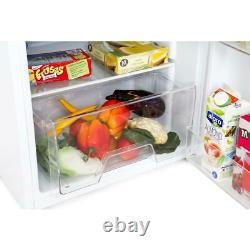 Lec R5517W 55cm Undercounter Fridge with Ice Box in White 3 Year Warranty