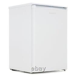 Lec R5517W White Under Counter Fridge with Ice Box Freestanding