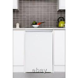 Lec R5517W White Under Counter Fridge with Ice Box Freestanding