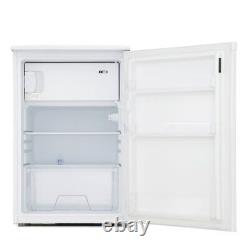 Lec R5517W White Under Counter Fridge with Ice Box Freestanding