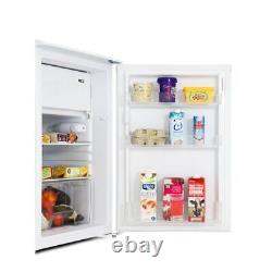 Lec R5517W White Under Counter Fridge with Ice Box Freestanding