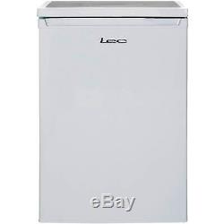 Lec R6014W 60cm Under Counter Fridge with Ice Box in White 2 Shelves