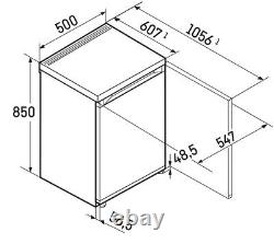 Liebherr Fridge RD1200 Pure Under Counter White Larder D Rated 50cm Freestanding