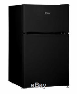 Lowry LUCFF50B Black 50cm Wide Under Counter Freestanding Fridge Freezer