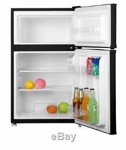 Lowry LUCFF50B Black 50cm Wide Under Counter Freestanding Fridge Freezer