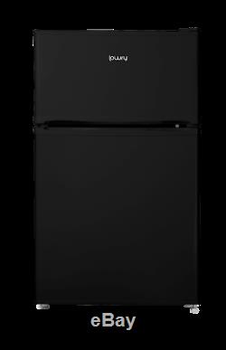 Lowry LUCFF50B Freestanding 50cm Wide Black Under Counter Fridge Freezer