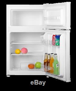 Lowry LUCFF50W Freestanding 50cm Wide White Under Counter Fridge Freezer