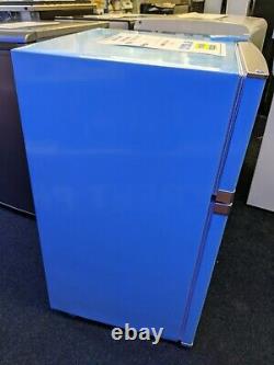MONTPELLIER Retro 1950's Under counter Fridge Freezer A+ MAB2035PB BLUE