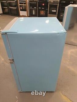 MONTPELLIER Retro MAB2035PB Undercounter Fridge Freezer Pastel Blue Grade B