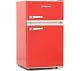 Montpellier Retro Mab2035r Undercounter Fridge Freezer A+ Gloss Red Currys