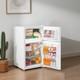 Midea Comfee' Under Counter Fridge Freezer, 87l Small Fridge Freezer With Light
