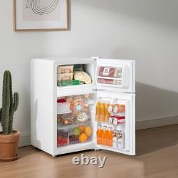 Midea COMFEE' Under Counter Fridge Freezer, 87L Small Fridge Freezer with Light