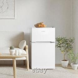 Midea COMFEE' Under Counter Fridge Freezer, 87L Small Fridge Freezer with Light