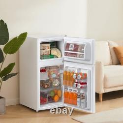 Midea COMFEE' Under Counter Fridge Freezer, 87L Small Fridge Freezer with Light