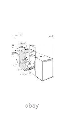 Miele K32222i Integrated Fridge, White