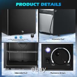 Mini Fridge 40 Liter 48Cans Under Counter Small Cooler Fridge Removable Shelf
