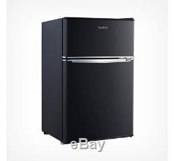 Mini Fridge Freezer Office Dorm Refrigerator Small Compact Cooler Food Storage