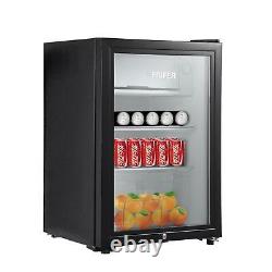 Mini Fridge Ice Box Small Refrigerator Under Counter Table Top Drinks Bar Fridge