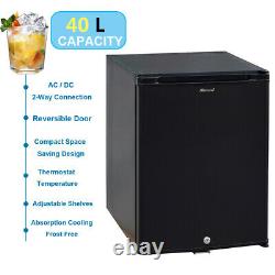 Mini Refrigerator Semi Truck AC DC Fridge 40L 12V Under Counter Larder Fridge